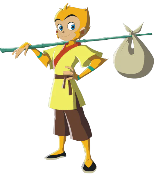 【PNG素材网-png.mixinnet.cn】卡通孙悟空