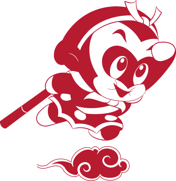 【PNG素材网-png.mixinnet.cn】孙悟空剪影