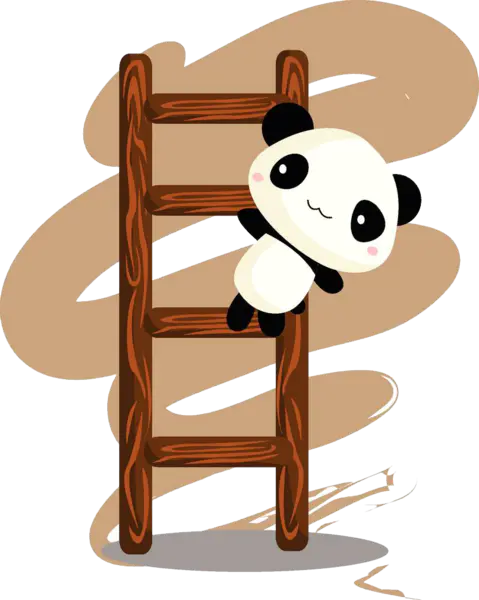 【觅图网-pic.51mitu.com】爬梯子的小熊