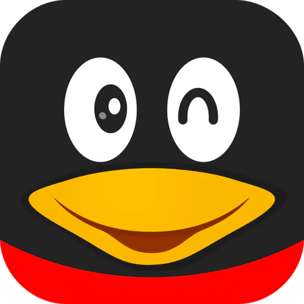 【PNG素材网-png.mixinnet.cn】QQ企鹅logo