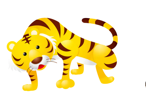 【PNG素材网-png.mixinnet.cn】卡通小老虎