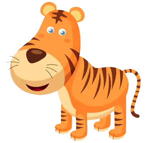 【PNG素材网-png.mixinnet.cn】卡通小老虎