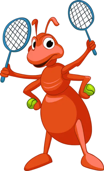 【PNG素材网-png.mixinnet.cn】蚂蚁拿网拍