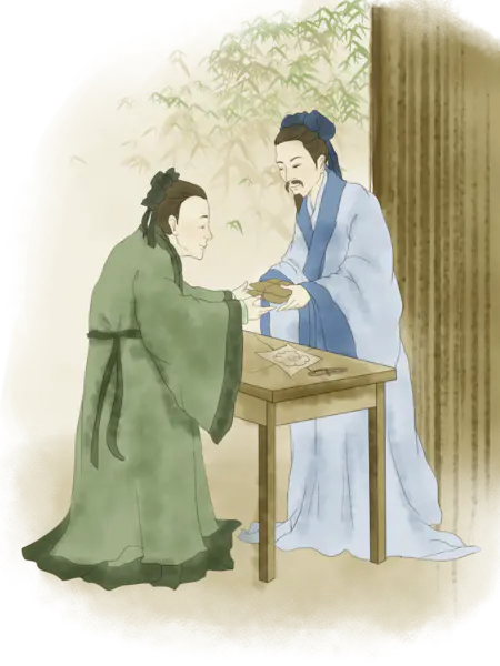 【PNG素材网-png.mixinnet.cn】手绘中医医生人物古代名医采药中医文化PNG高清透明[3000x4000]