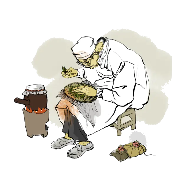 【PNG素材网-png.mixinnet.cn】手绘中医医生人物古代名医采药中医文化PNG高清透明[3500x3500]