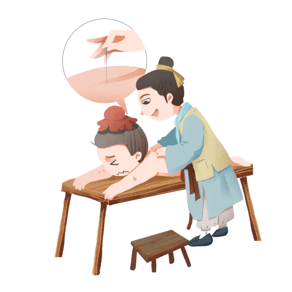 【PNG素材网-png.mixinnet.cn】手绘中医医生人物古代名医采药中医文化PNG高清透明[2000x2000]