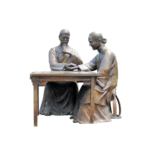 【PNG素材网-png.mixinnet.cn】手绘中医医生人物古代名医采药中医文化PNG高清透明[1181x1181]