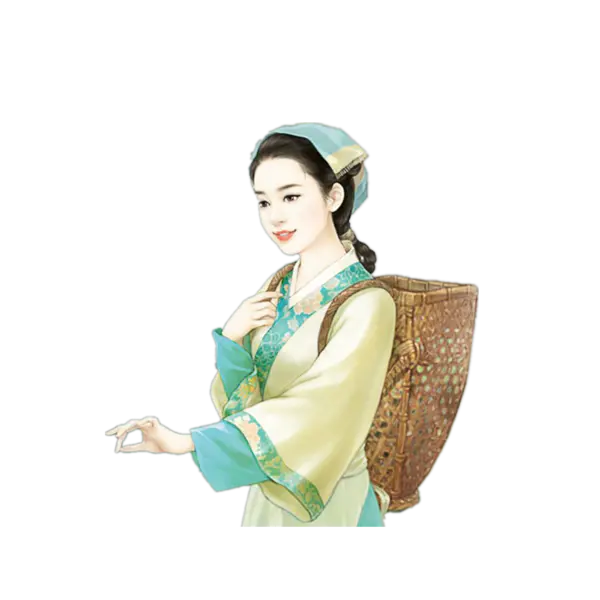【觅图网-pic.51mitu.com】手绘中医医生人物古代名医采药中医文化PNG高清透明[1000x1000]
