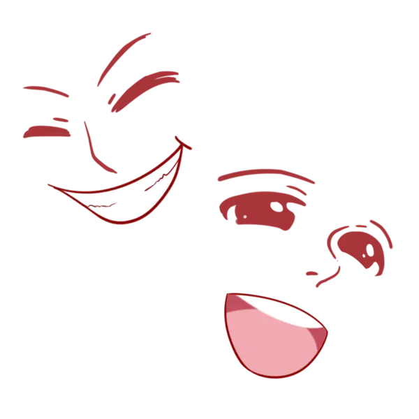 【PNG素材网-png.mixinnet.cn】可爱的卡通脸部表情（1000x1000）