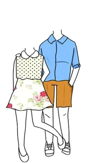 【PNG素材网-png.mixinnet.cn】无头情侣人物透明PNG（305x562）