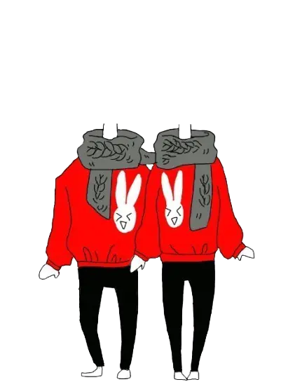 【PNG素材网-png.mixinnet.cn】无头情侣人物透明PNG（411x545）