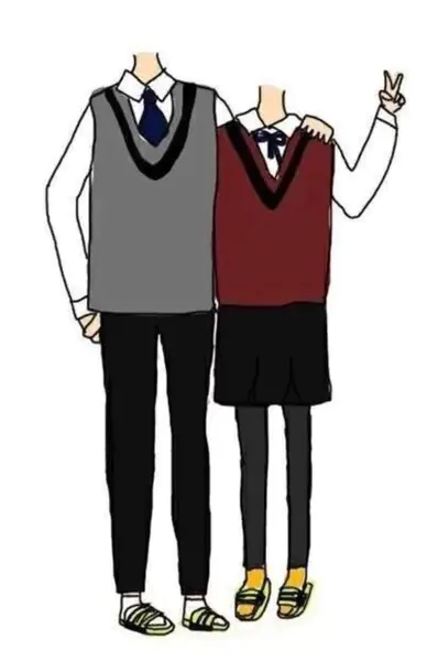 【PNG素材网-png.mixinnet.cn】无头情侣人物透明PNG（700x1082）