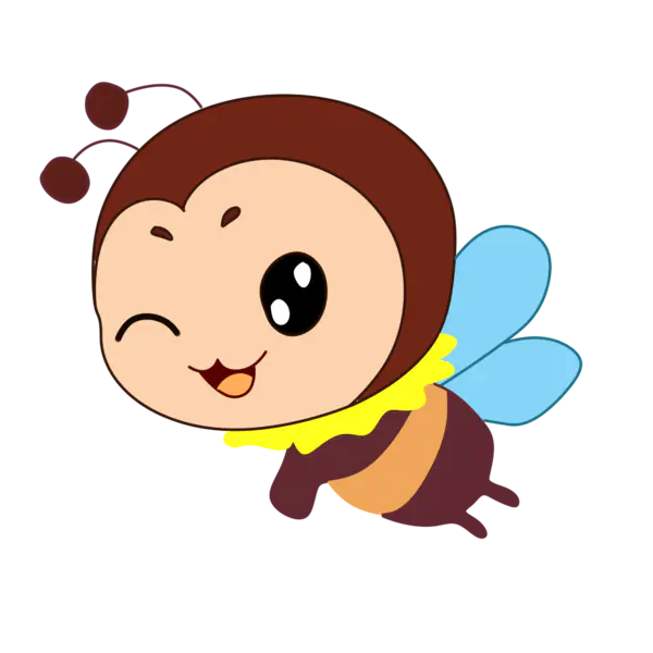 【PNG素材网-png.mixinnet.cn】可爱的小蜜蜂