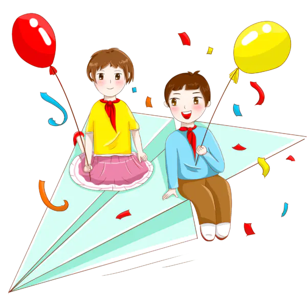 【PNG素材网-png.mixinnet.cn】卡通纸飞机[2500x2500]