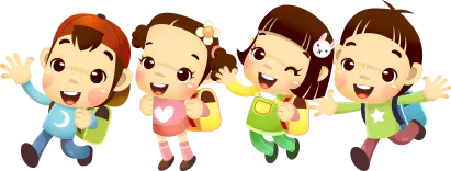 【PNG素材网-png.mixinnet.cn】卡通人物素材合集(411x156)