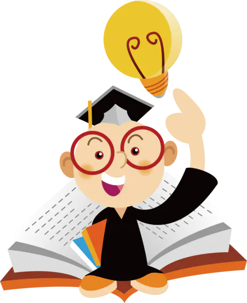 【觅图网-pic.51mitu.com】矢量图天才儿童读书