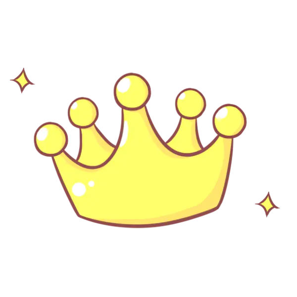 【PNG素材网-png.mixinnet.cn】卡通皇冠