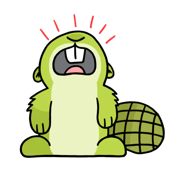 【PNG素材网-png.mixinnet.cn】Adsy Beaver吉祥物透明PNG