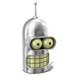 【PNG素材网-png.mixinnet.cn】bender-2机器人