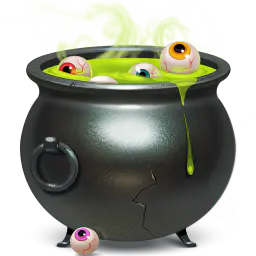 【PNG素材网-png.mixinnet.cn】cauldron万圣节图标