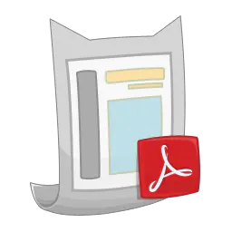 【PNG素材网-png.mixinnet.cn】pdf文件图标