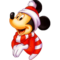 【PNG素材网-png.mixinnet.cn】mickey过圣诞节