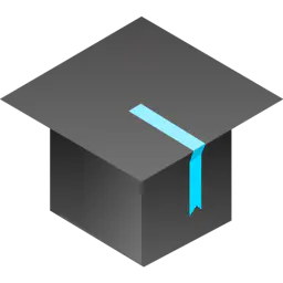 【PNG素材网-png.mixinnet.cn】学士帽图标