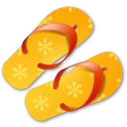 【PNG素材网-png.mixinnet.cn】人字拖图标