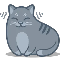 【PNG素材网-png.mixinnet.cn】可爱灰猫懒图片