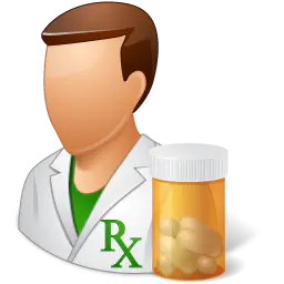 【PNG素材网-png.mixinnet.cn】男药剂师图标