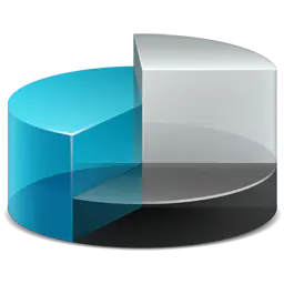 【PNG素材网-png.mixinnet.cn】饼状图PNG图标