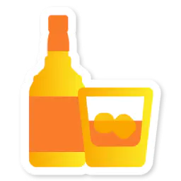 【PNG素材网-png.mixinnet.cn】威士忌PNG图标