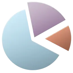 【PNG素材网-png.mixinnet.cn】饼状图PNG图标