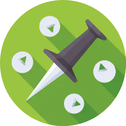 【PNG素材网-png.mixinnet.cn】pin图钉PNG图标