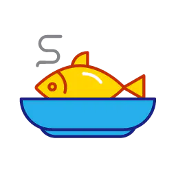 【PNG素材网-png.mixinnet.cn】蒸鱼PNG图标