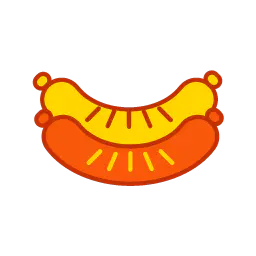 【PNG素材网-png.mixinnet.cn】香肠PNG图标