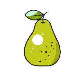 【PNG素材网-png.mixinnet.cn】梨PNG图标