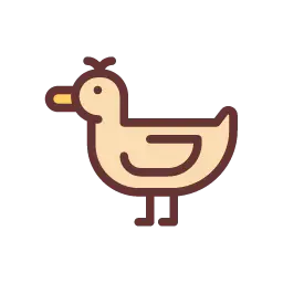 【PNG素材网-png.mixinnet.cn】鸭子PNG图标