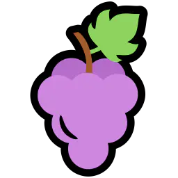 【PNG素材网-png.mixinnet.cn】if_grapes_葡萄PNG图标