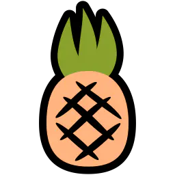 【PNG素材网-png.mixinnet.cn】if_pineapple_菠萝PNG图标