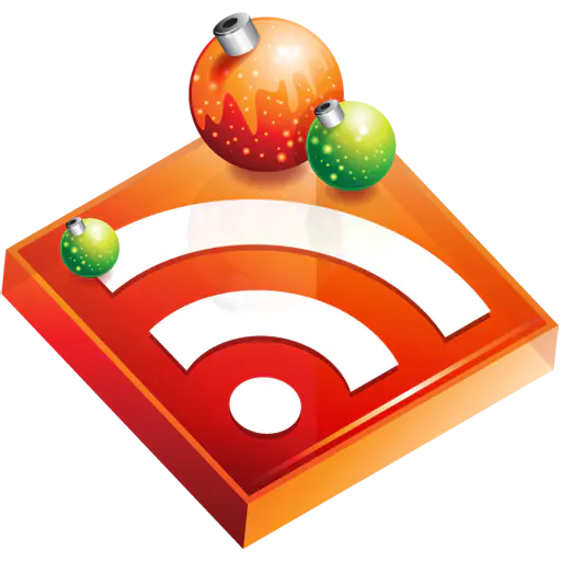 【PNG素材网-png.mixinnet.cn】圣诞节RSS