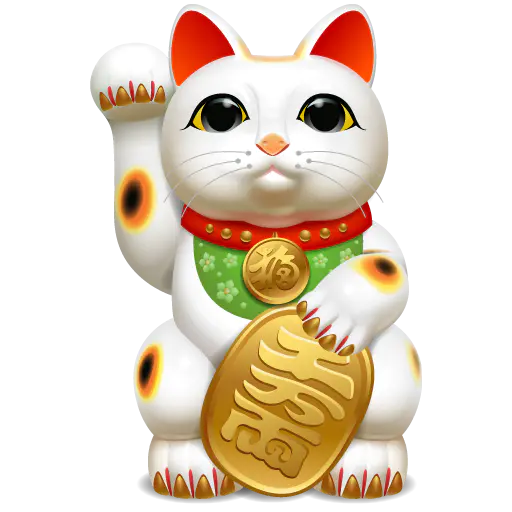 【PNG素材网-png.mixinnet.cn】陶瓷招财猫