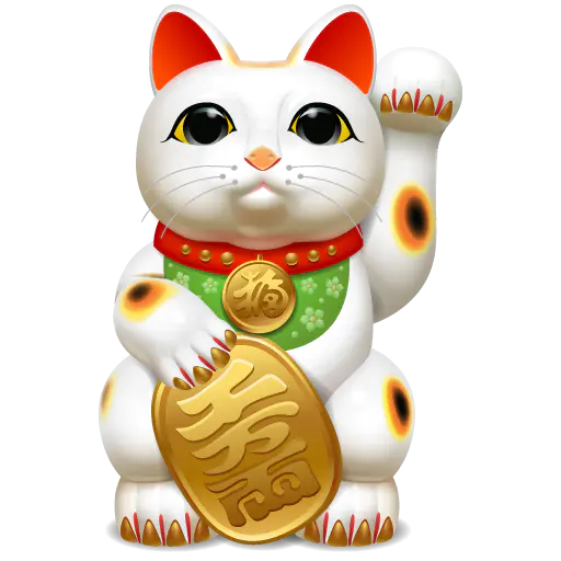 【PNG素材网-png.mixinnet.cn】招财猫秀雨