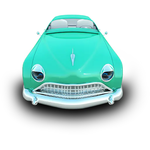 【PNG素材网-png.mixinnet.cn】可爱绿漆汽车