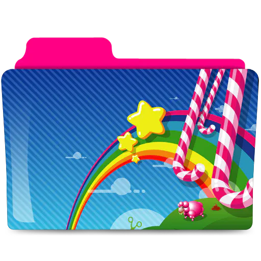 【PNG素材网-png.mixinnet.cn】卡通文件夹