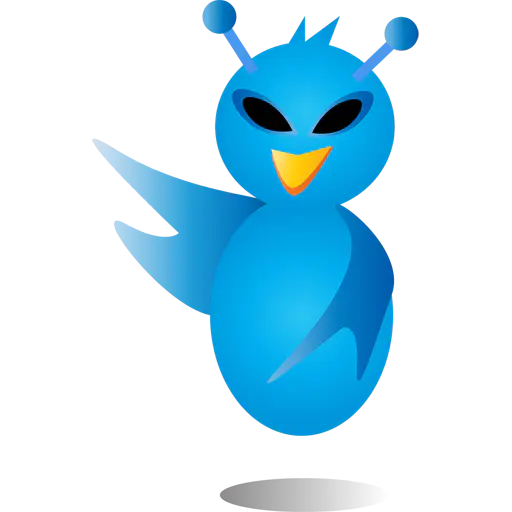 【PNG素材网-png.mixinnet.cn】alienbird_512小鸟