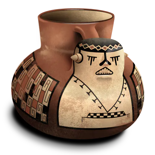【PNG素材网-png.mixinnet.cn】diaguita-pottery陶器