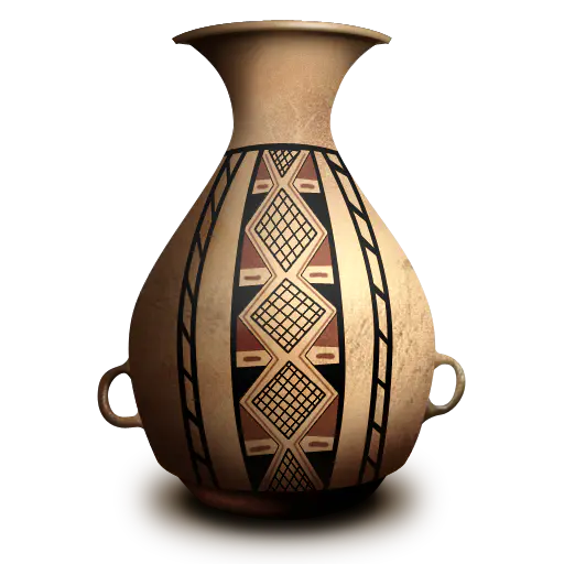 【PNG素材网-png.mixinnet.cn】diaguita-bottle陶器