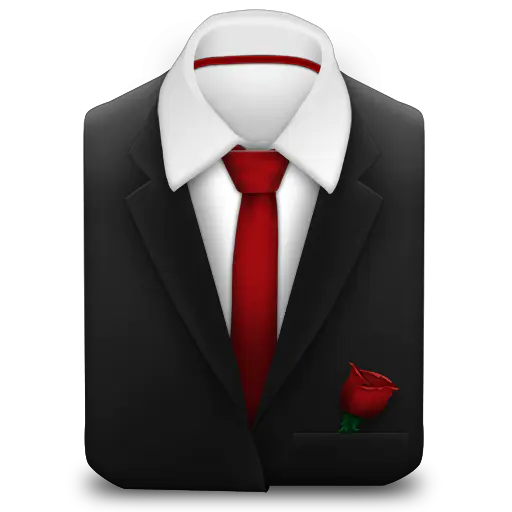 【PNG素材网-png.mixinnet.cn】red_tie_-_rose西装