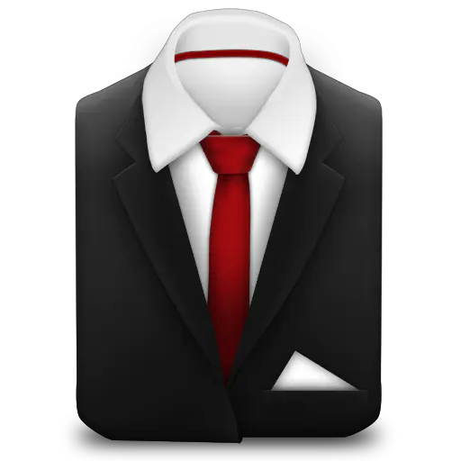 【PNG素材网-png.mixinnet.cn】red-tie-suit领带